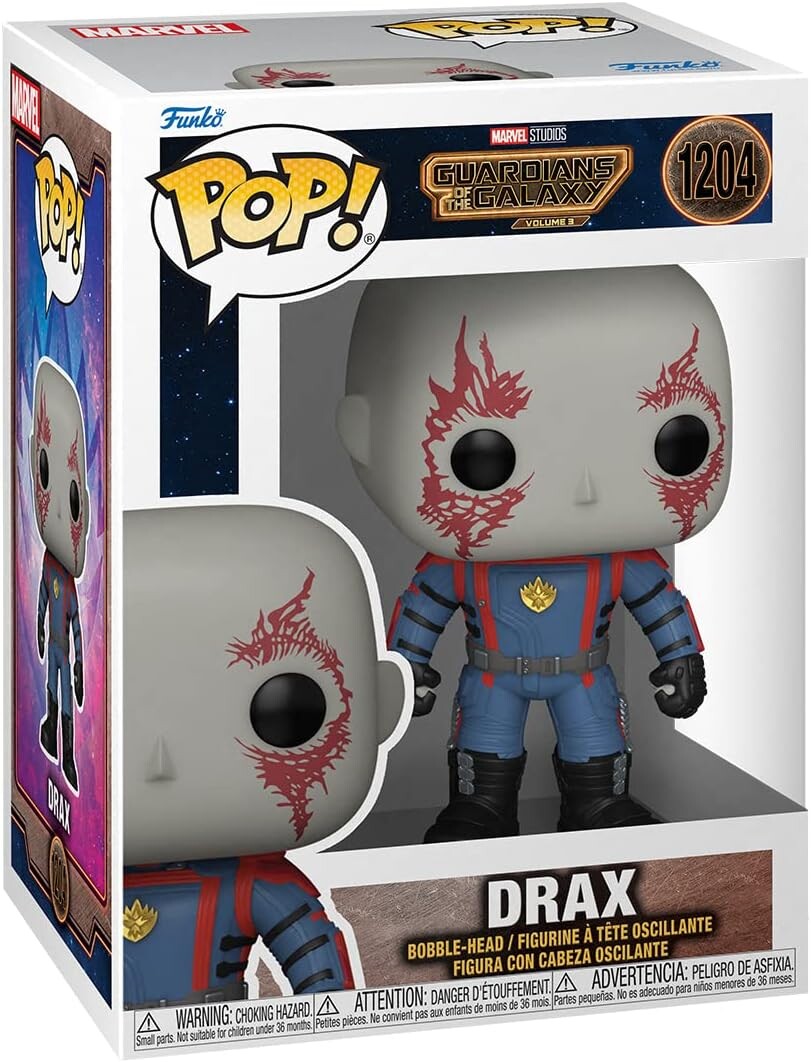 Фигурка Funko Pop! Marvel: Guardians of The Galaxy Volume 3 - Drax
Фигурка Funko Pop! Marvel: Guardians of The Galaxy Volume 3 - Drax