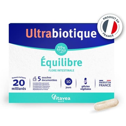 Пищевая добавка Ultrabiotic Balance Intestinal Flora Vitavea
Пищевая добавка Ultrabiotic Balance Intestinal Flora Vitavea