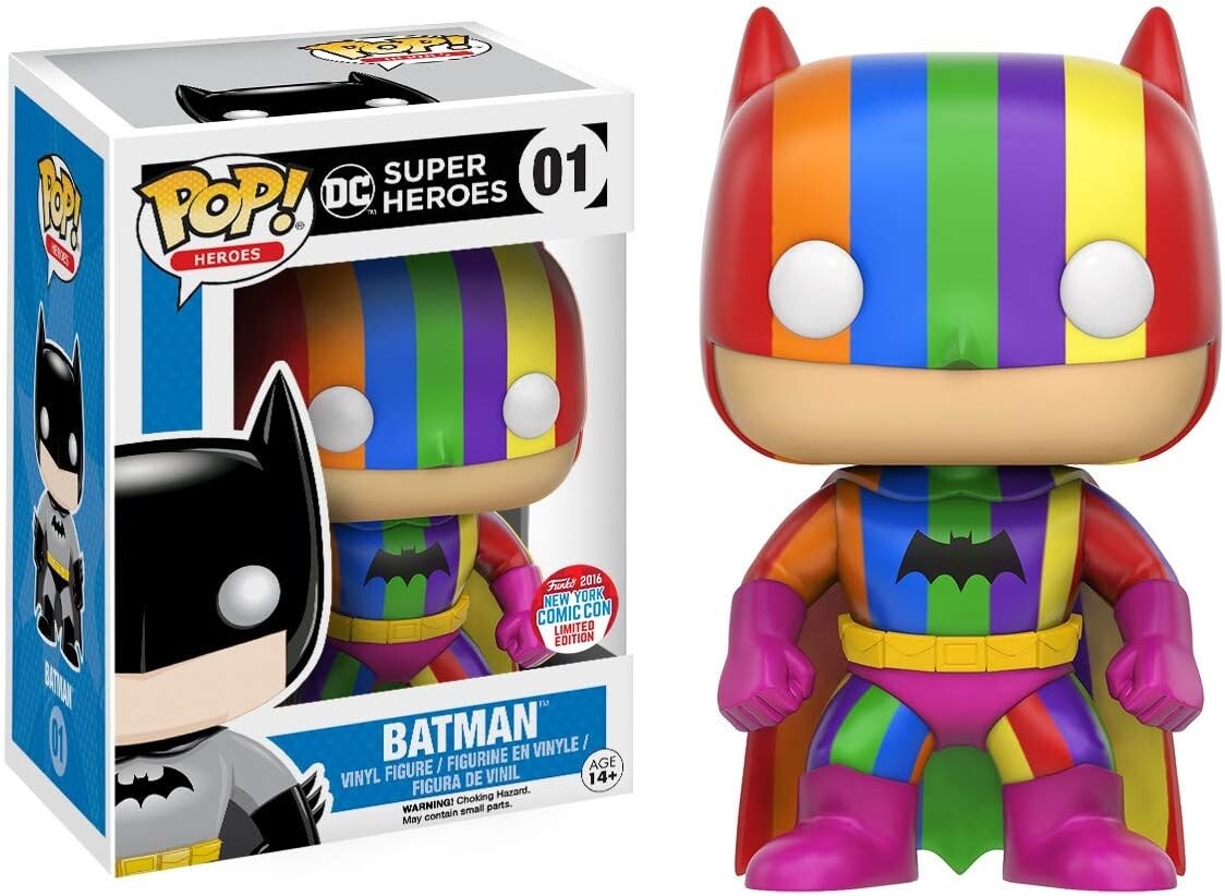 Фигурка Funko Pop! DC Super Heroes Batman Rainbow Detective NYCC 2016 Limited Edition
Фигурка Funko Pop! DC Super Heroes Batman Rainbow Detective NYCC 2016 Limited Edition