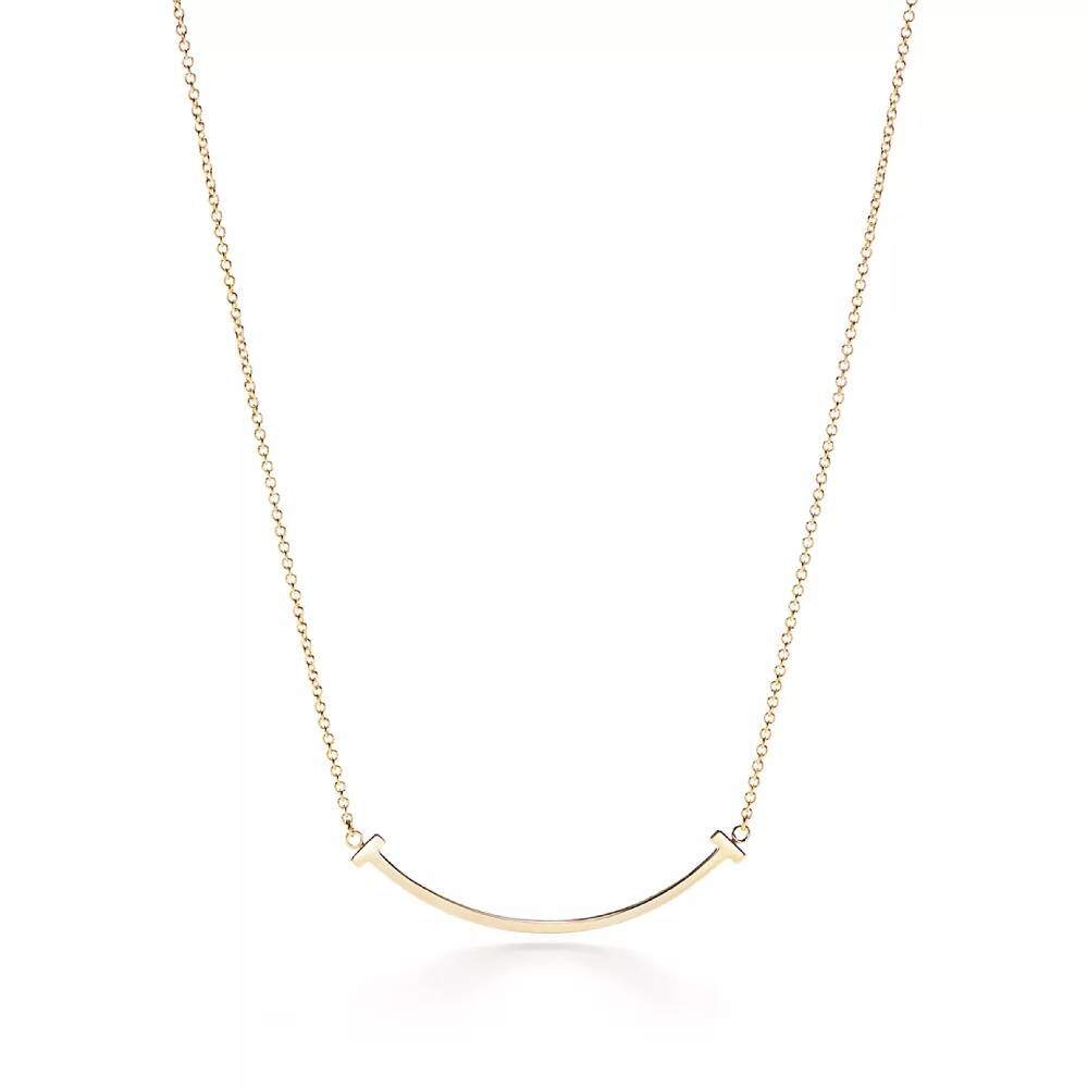 Кулон с цепочкой Tiffany & Co. Smile Small, желтое золото 
Кулон с цепочкой Tiffany & Co. Smile Small, желтое золото