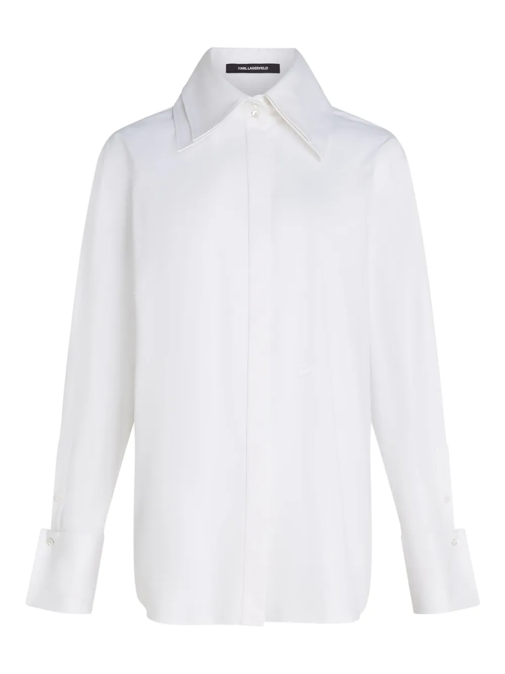 Поплиновая рубашка с двойным воротником KARL LAGERFELD, белый
Поплиновая рубашка с двойным воротником KARL LAGERFELD, белый