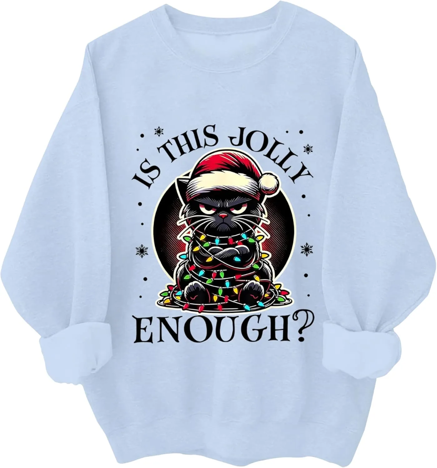 Свитшот Is This Jolly Enough с котами и рождественским принтом Kzggs
Свитшот Is This Jolly Enough с котами и рождественским принтом Kzggs