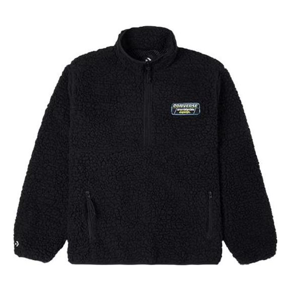 Куртка men's logo half zipper lamb's wool stand collar jacket black Converse, черный
Куртка men's logo half zipper lamb's wool stand collar jacket black Converse, черный