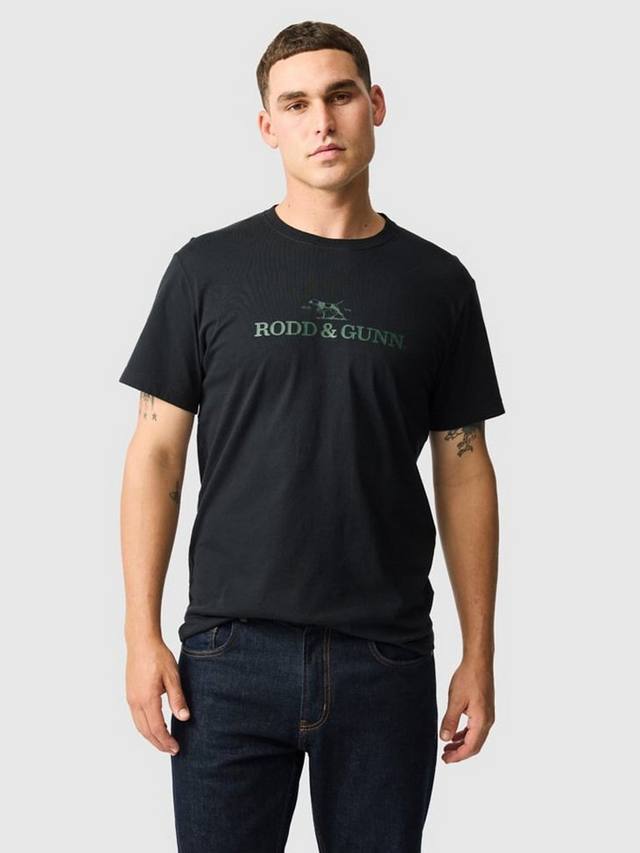 Хлопчатобумажная приталенная футболка с логотипом Rodd & Gunn, цвет Ebony
Хлопчатобумажная приталенная футболка с логотипом Rodd & Gunn, цвет Ebony