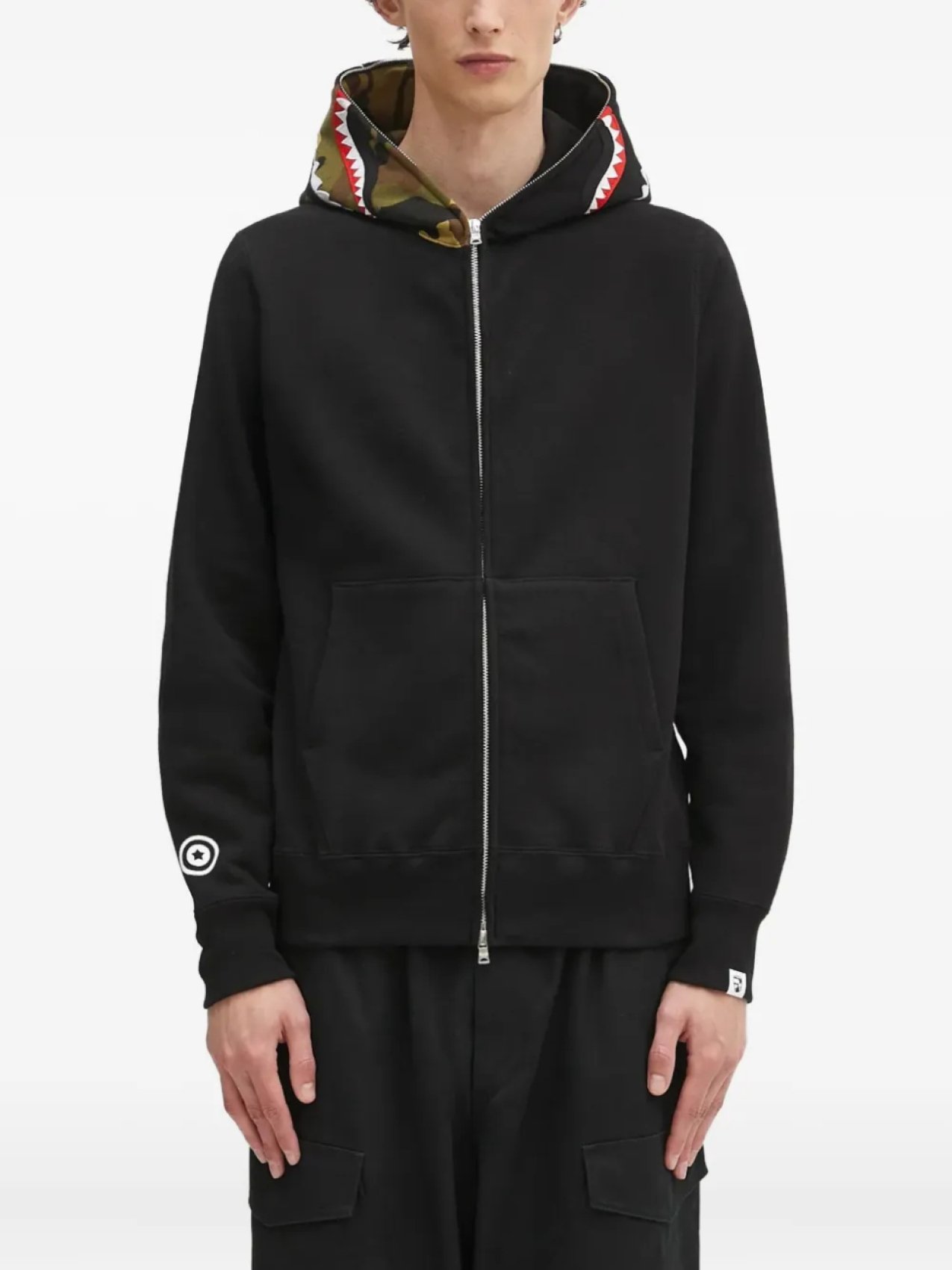 Толстовка с капюшоном на молнии BATHING APE 1st Camo Shark A Bathing Ape, черный
Толстовка с капюшоном на молнии BATHING APE 1st Camo Shark A Bathing Ape, черный