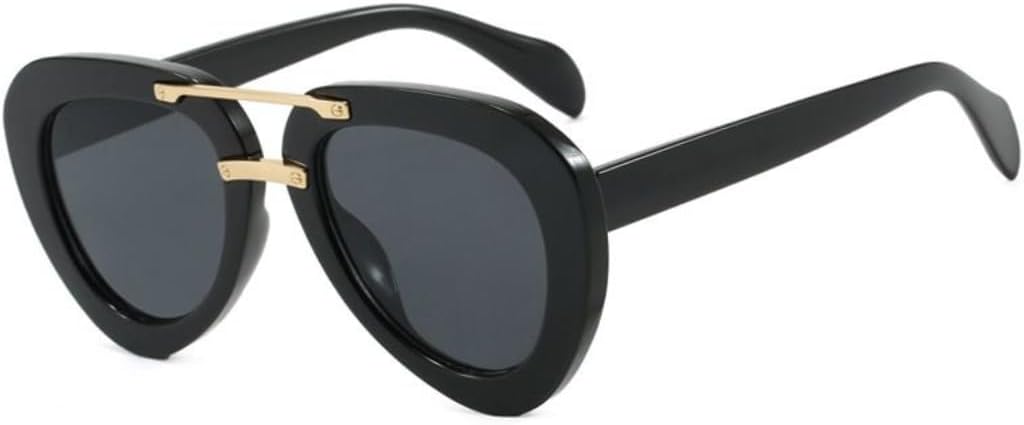 Модные классические солнцезащитные очки для женщин и мужчин, винтажные очки в стиле панк, популярные очки в большой оправе для активного отдыха с защитой от УФ-излучения UV400 HHZZYVY, Black Black
Модные классические солнцезащитные очки для женщин и мужчин, винтажные очки в стиле панк, популярные очки в большой оправе для активного отдыха с защитой от УФ-излучения UV400 HHZZYVY, Black Black