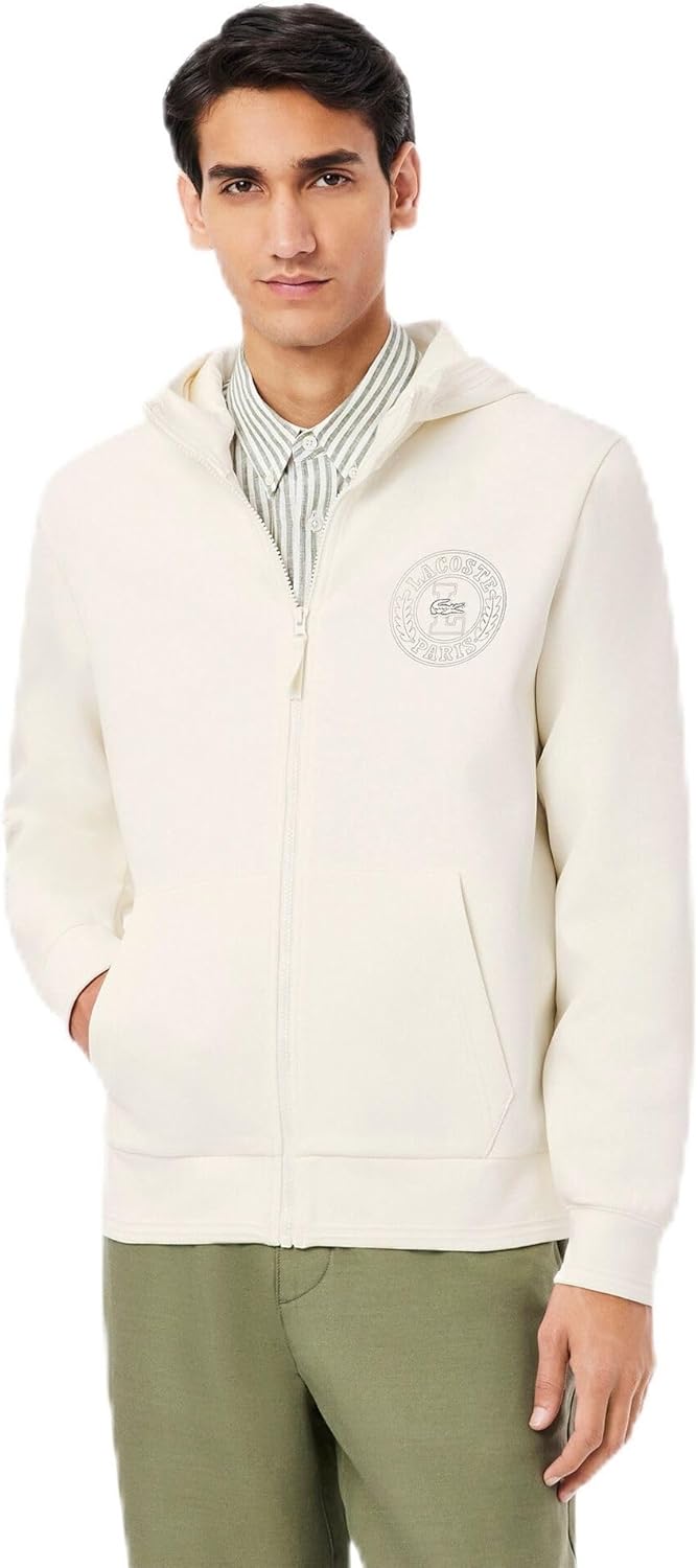 Мужская толстовка Lacoste (официальная) Толстовка на молнии Laurel Circle, белый
Мужская толстовка Lacoste (официальная) Толстовка на молнии Laurel Circle, белый