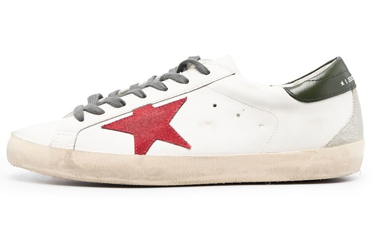Кроссовки мужские Golden Goose Super-Star, белый / красный / серый
Кроссовки мужские Golden Goose Super-Star, белый / красный / серый