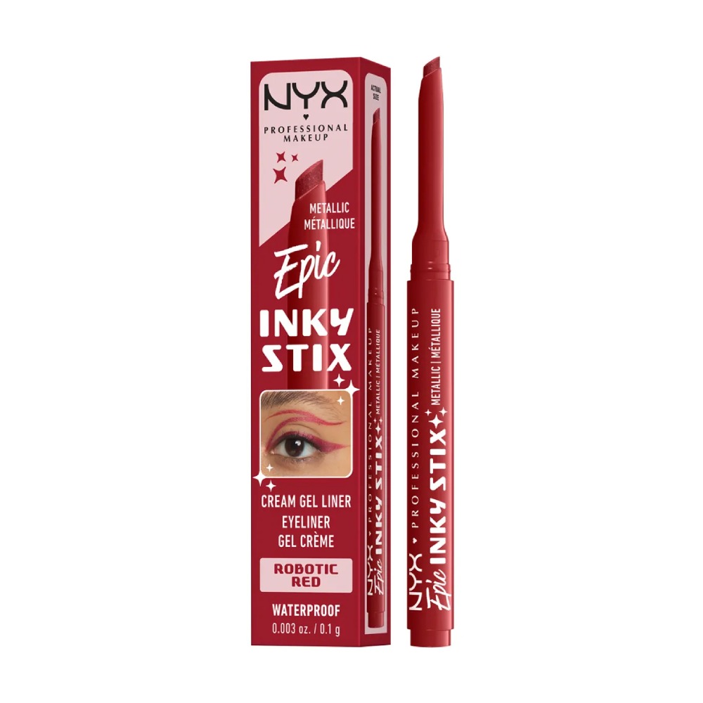 Кремово-гелевая водостойкая подводка для глаз Nyx Professional Makeup Epic Inky Stix, Robotic Red, 0.1 г
Кремово-гелевая водостойкая подводка для глаз Nyx Professional Makeup Epic Inky Stix, Robotic Red, 0.1 г