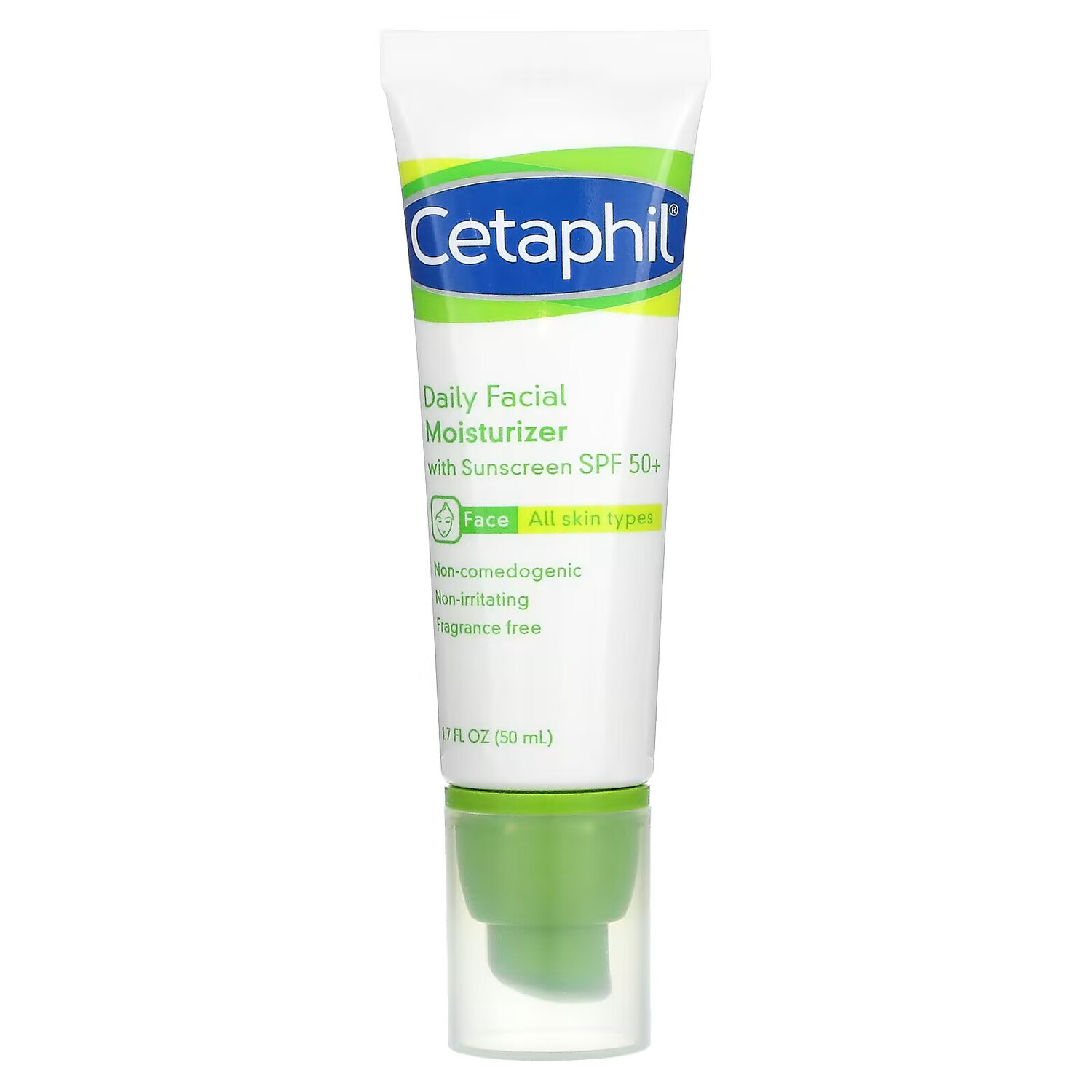 Увлажняющий крем для лица SPF 50+ Cetaphil, 50 мл
Увлажняющий крем для лица SPF 50+ Cetaphil, 50 мл