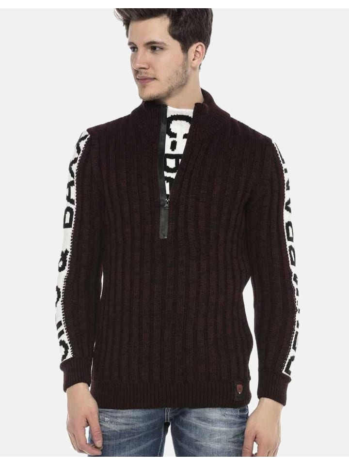 Пуловер Cipo & Baxx Pullover, цвет BURGUNDY-ECRU
Пуловер Cipo & Baxx Pullover, цвет BURGUNDY-ECRU