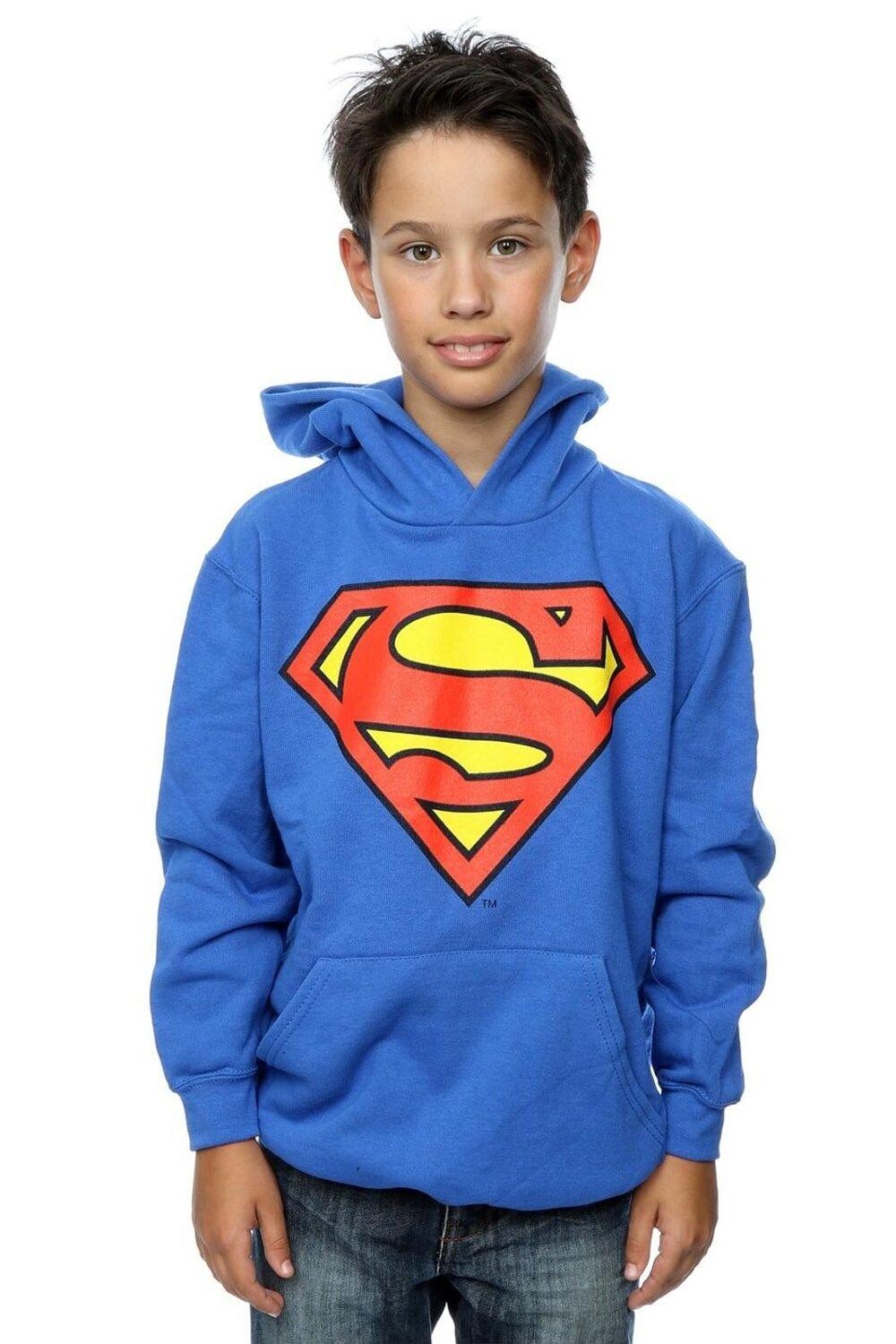Толстовка с логотипом Супермена DC Comics, синий
Толстовка с логотипом Супермена DC Comics, синий