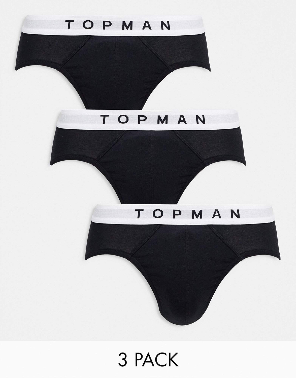 Комплект трусов Topman With White Elastic, 3 шт, черный
Комплект трусов Topman With White Elastic, 3 шт, черный