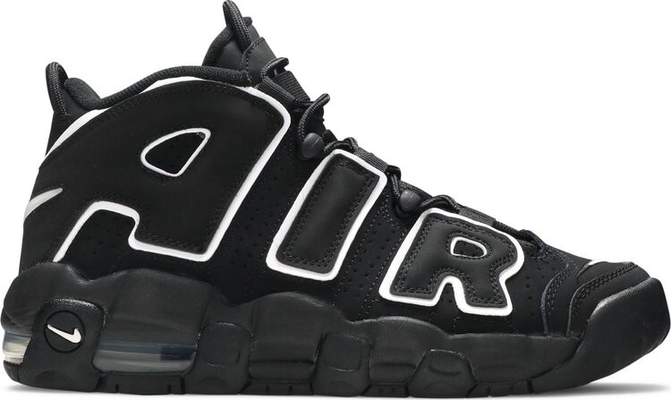 Кроссовки Nike Air More Uptempo GS 'Black' 2020, черный 
Кроссовки Nike Air More Uptempo GS 'Black' 2020, черный