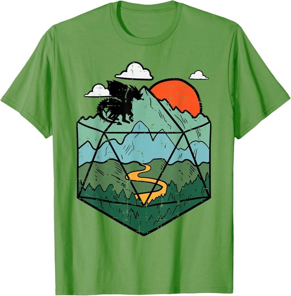 Мужская футболка RPG Mountain Gamer, зеленый
Мужская футболка RPG Mountain Gamer, зеленый