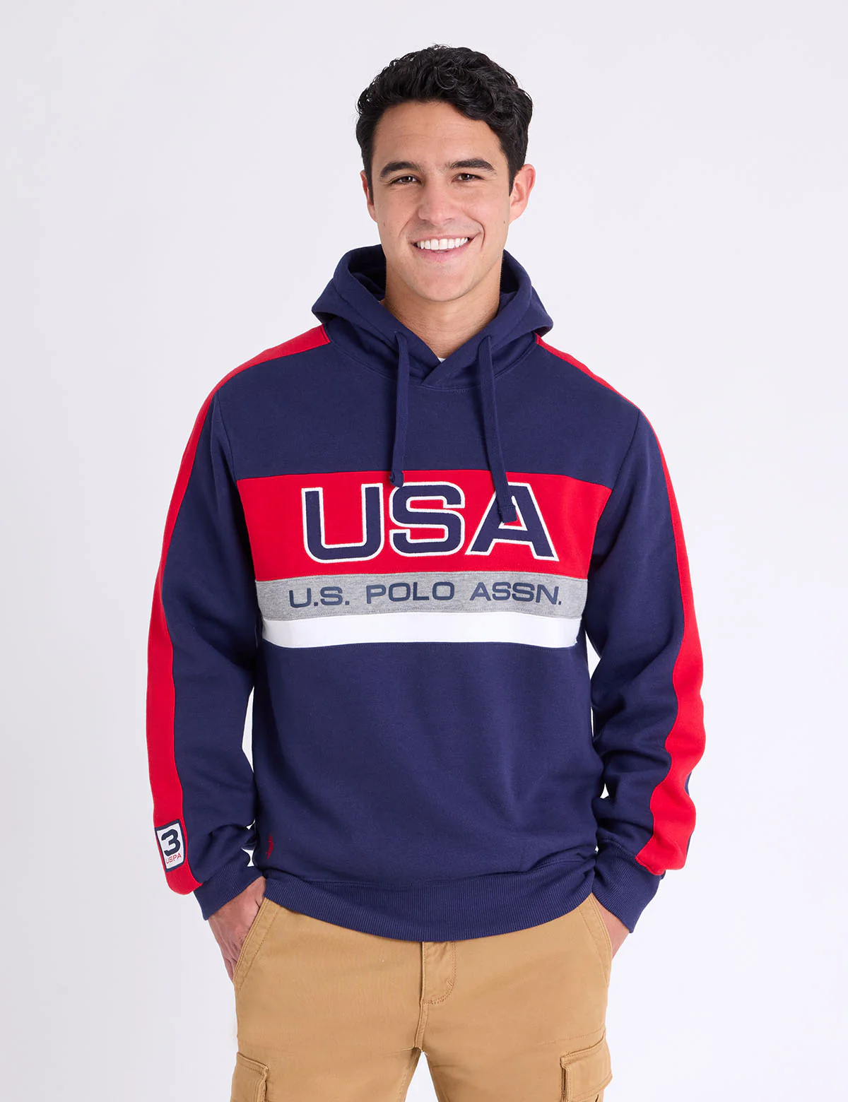 Худи U.S. Polo Assn Usa Applique Color Block Pullover, темно-синий
Худи U.S. Polo Assn Usa Applique Color Block Pullover, темно-синий