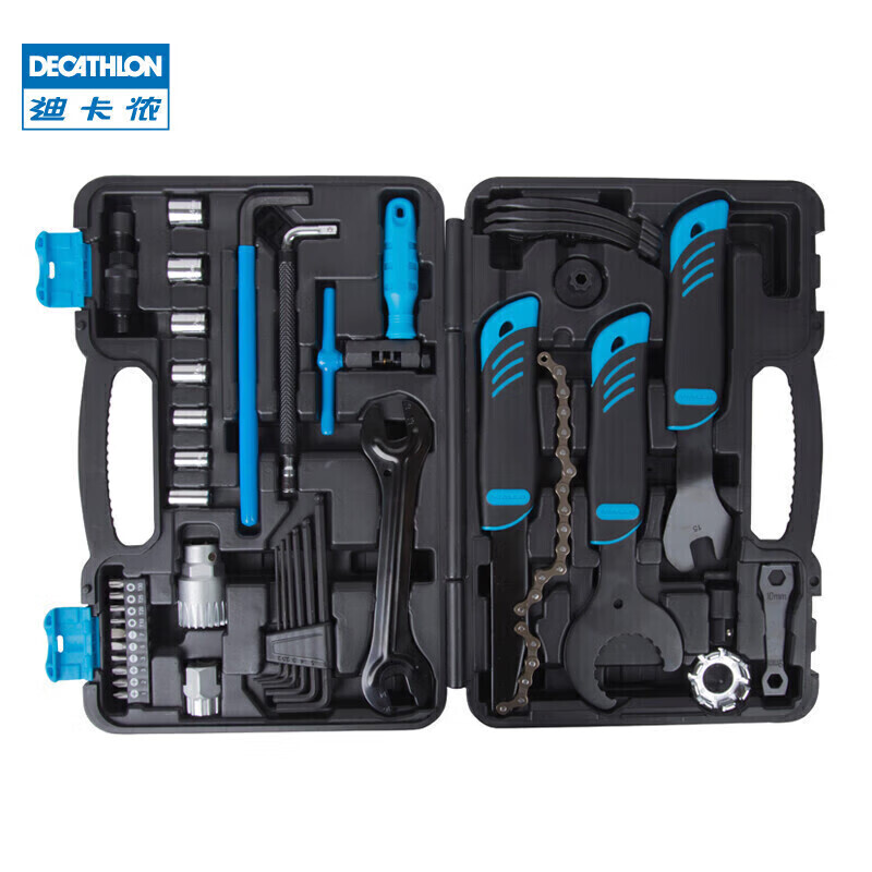 Ящик для инструментов Decathlon для велосипеда, 40 инструментов
Ящик для инструментов Decathlon для велосипеда, 40 инструментов