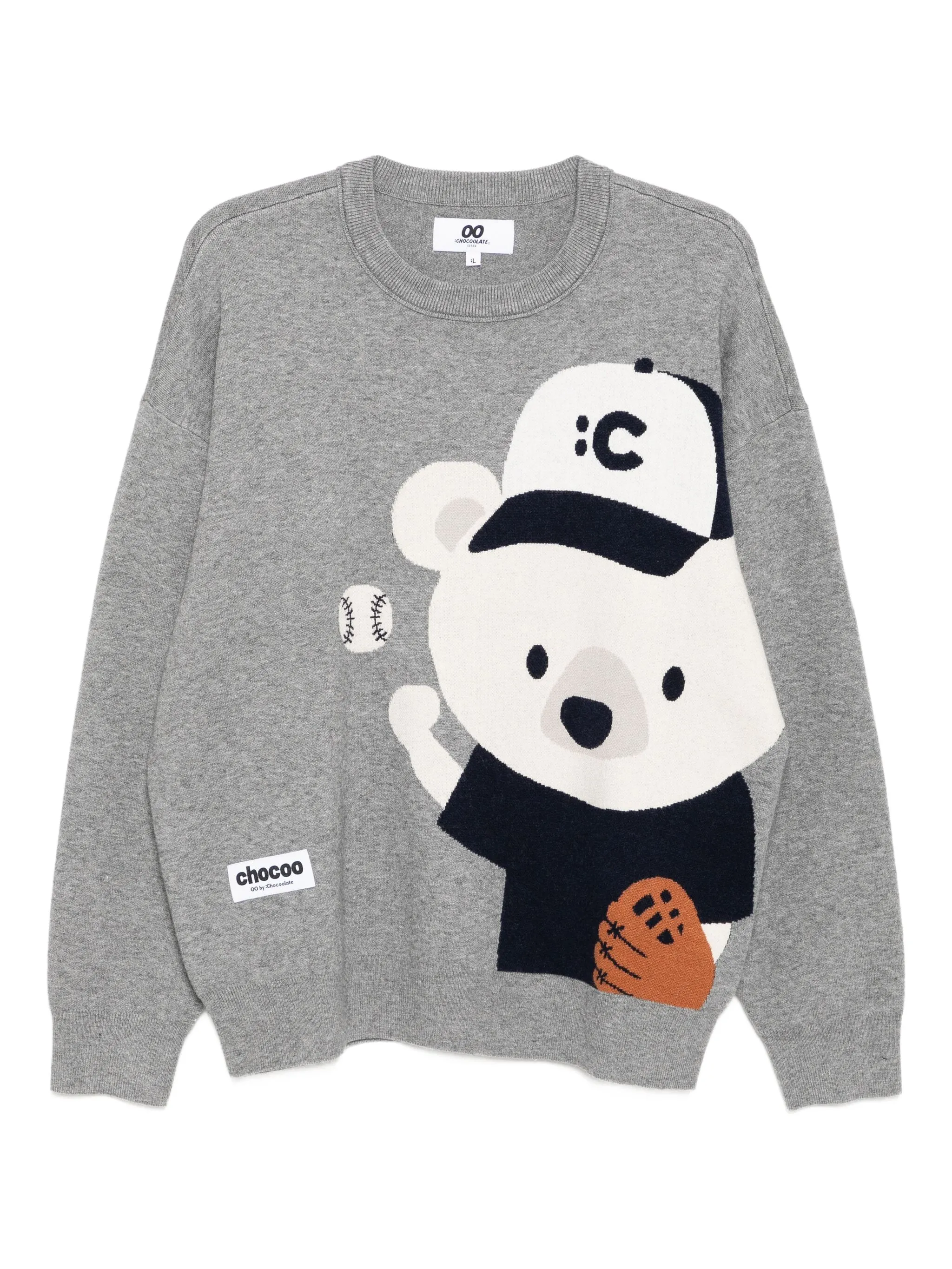 Джемпер с принтом Chocoolate, серый
Джемпер с принтом Chocoolate, серый