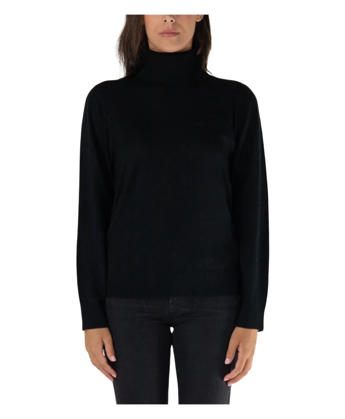 Свитер с высоким воротником и логотипом Armani Exchange, черный
Свитер с высоким воротником и логотипом Armani Exchange, черный