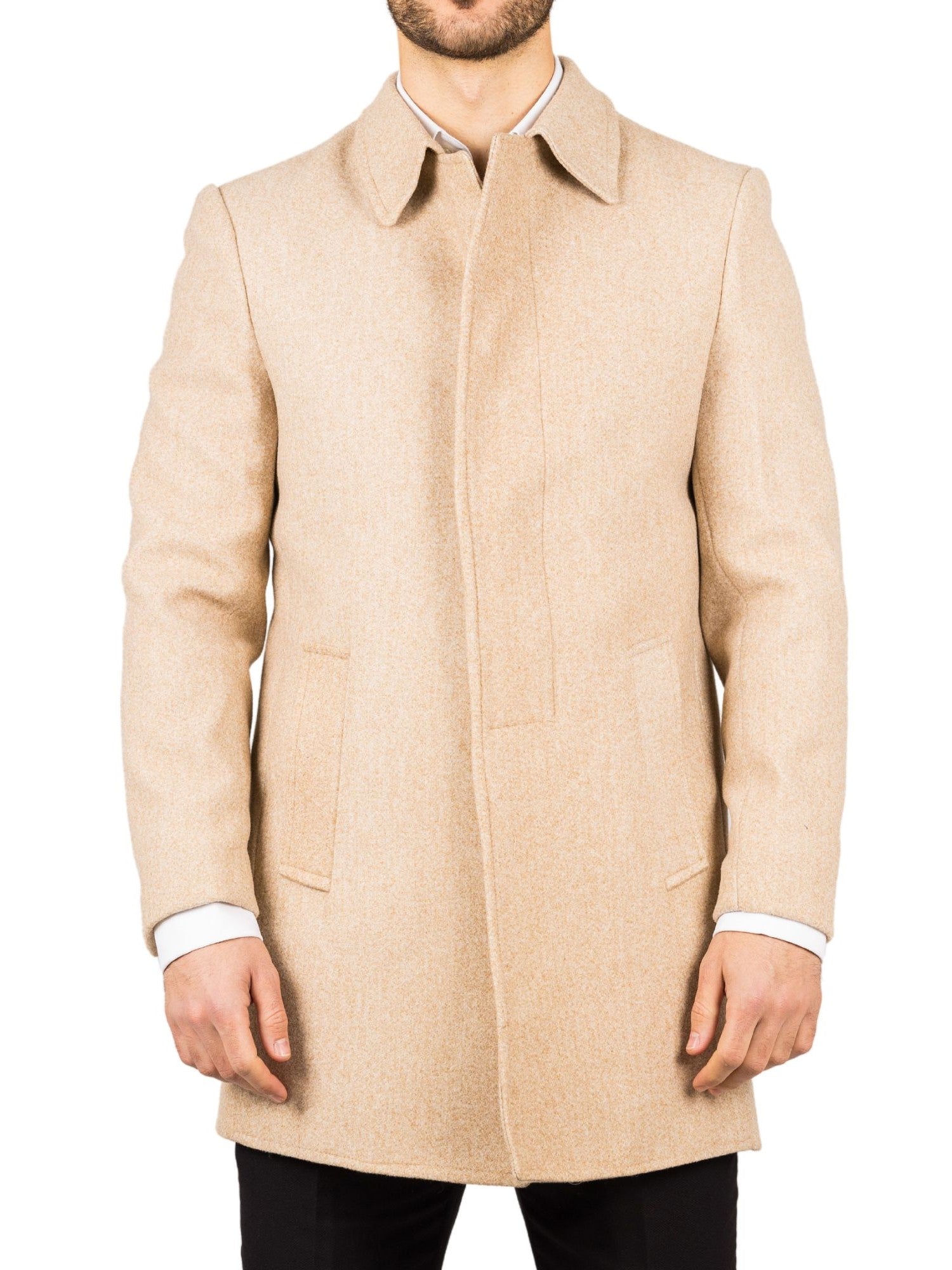 Пальто из смеси шерсти с классическим воротником, классическое пальто-тренч, зимняя куртка TruClothing, бежевый
Пальто из смеси шерсти с классическим воротником, классическое пальто-тренч, зимняя куртка TruClothing, бежевый