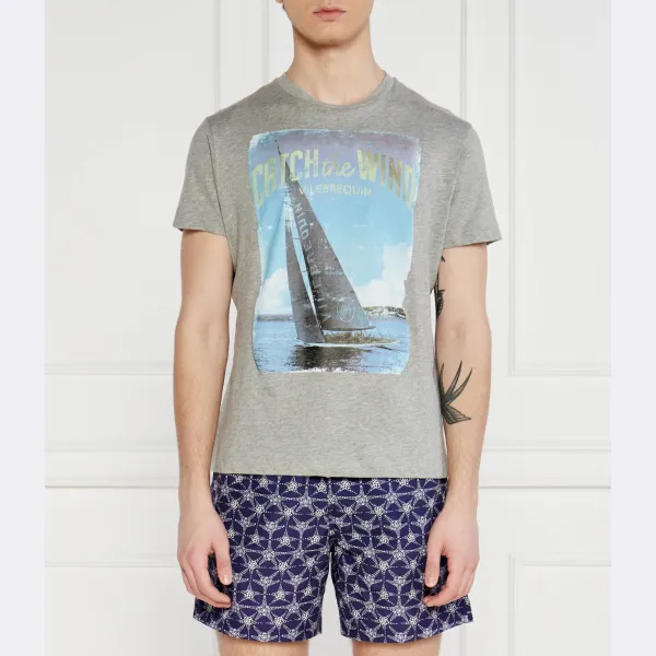 Футболка стандартного кроя Vilebrequin, серый
Футболка стандартного кроя Vilebrequin, серый