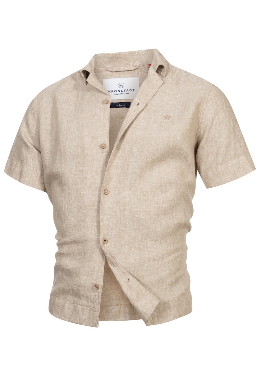 Рубашка на пуговицах Comfort fit Kronstadt Ayers, Greige
Рубашка на пуговицах Comfort fit Kronstadt Ayers, Greige