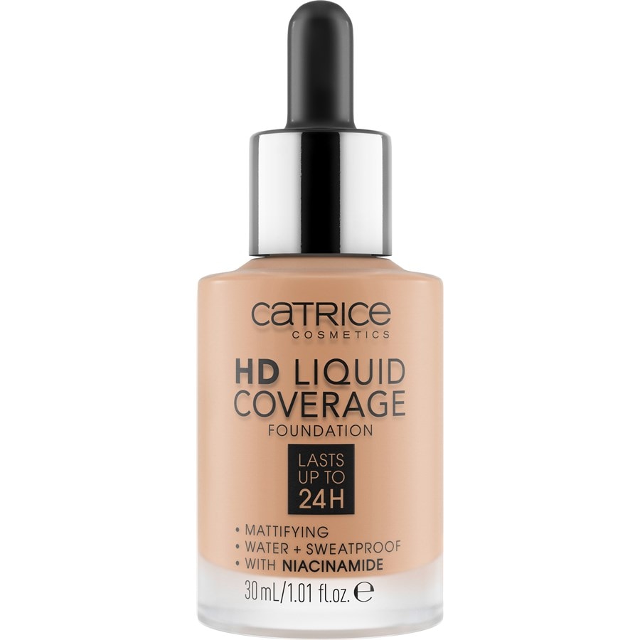 Тональная основа Catrice HD Liquid Coverage Foundation, 040 Warm Beige / 30 ml
Тональная основа Catrice HD Liquid Coverage Foundation, 040 Warm Beige / 30 ml