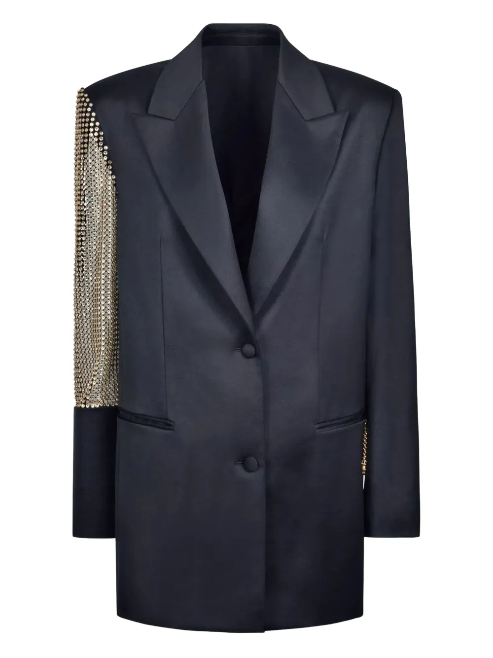 Платье мини с кристаллами CHRISTINA CRAWFORD, черный