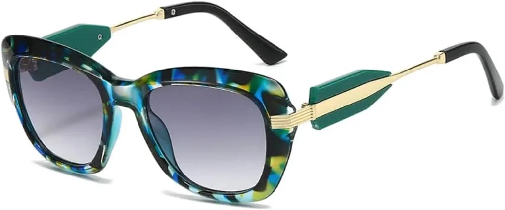 Ретро квадратные солнцезащитные очки для женщин, модные, с градиентным переходом цвета, трендовые, с защитой от УФ-излучения UV400 TVTBBVV, Blueflower-gray
Ретро квадратные солнцезащитные очки для женщин, модные, с градиентным переходом цвета, трендовые, с защитой от УФ-излучения UV400 TVTBBVV, Blueflower-gray