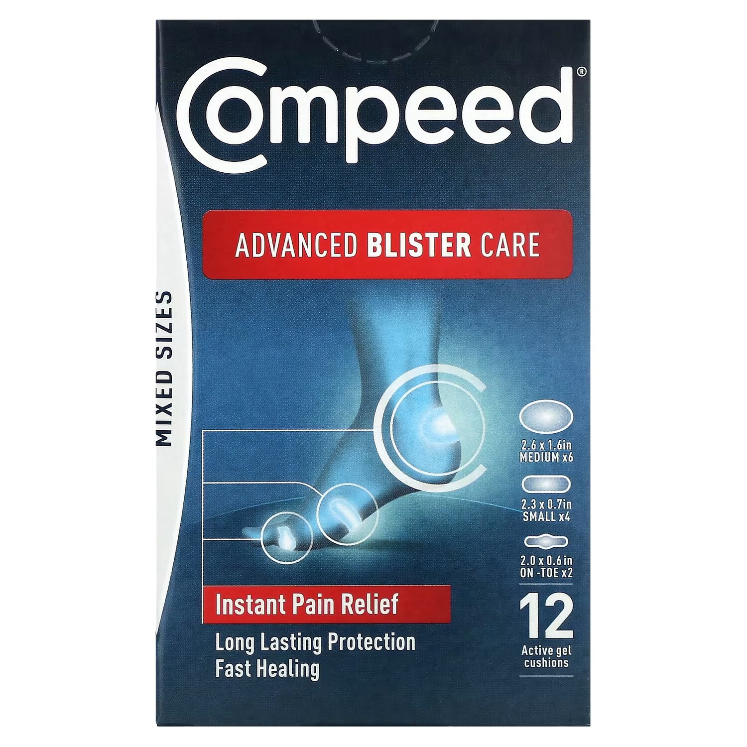 Пластырь Compeed Advanced Blister Care, смешанные размеры, 12 активных гелевых подушечек
Пластырь Compeed Advanced Blister Care, смешанные размеры, 12 активных гелевых подушечек
