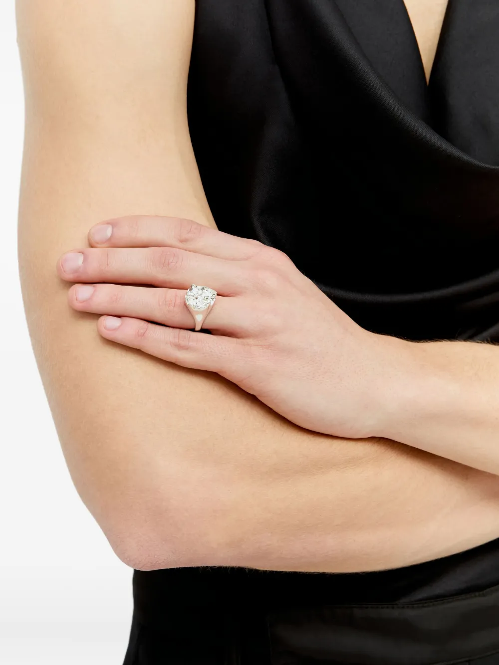 Кольцо с печаткой Octi, серебяный
Кольцо с печаткой Octi, серебяный