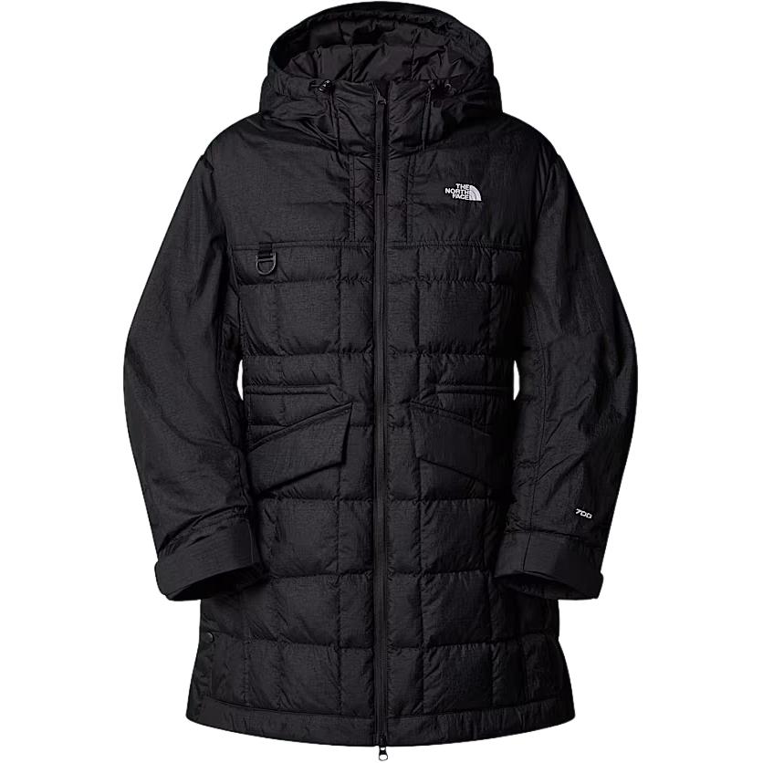 Динамичный стеганый оверсайз-пальто THE NORTH FACE, черный
Динамичный стеганый оверсайз-пальто THE NORTH FACE, черный