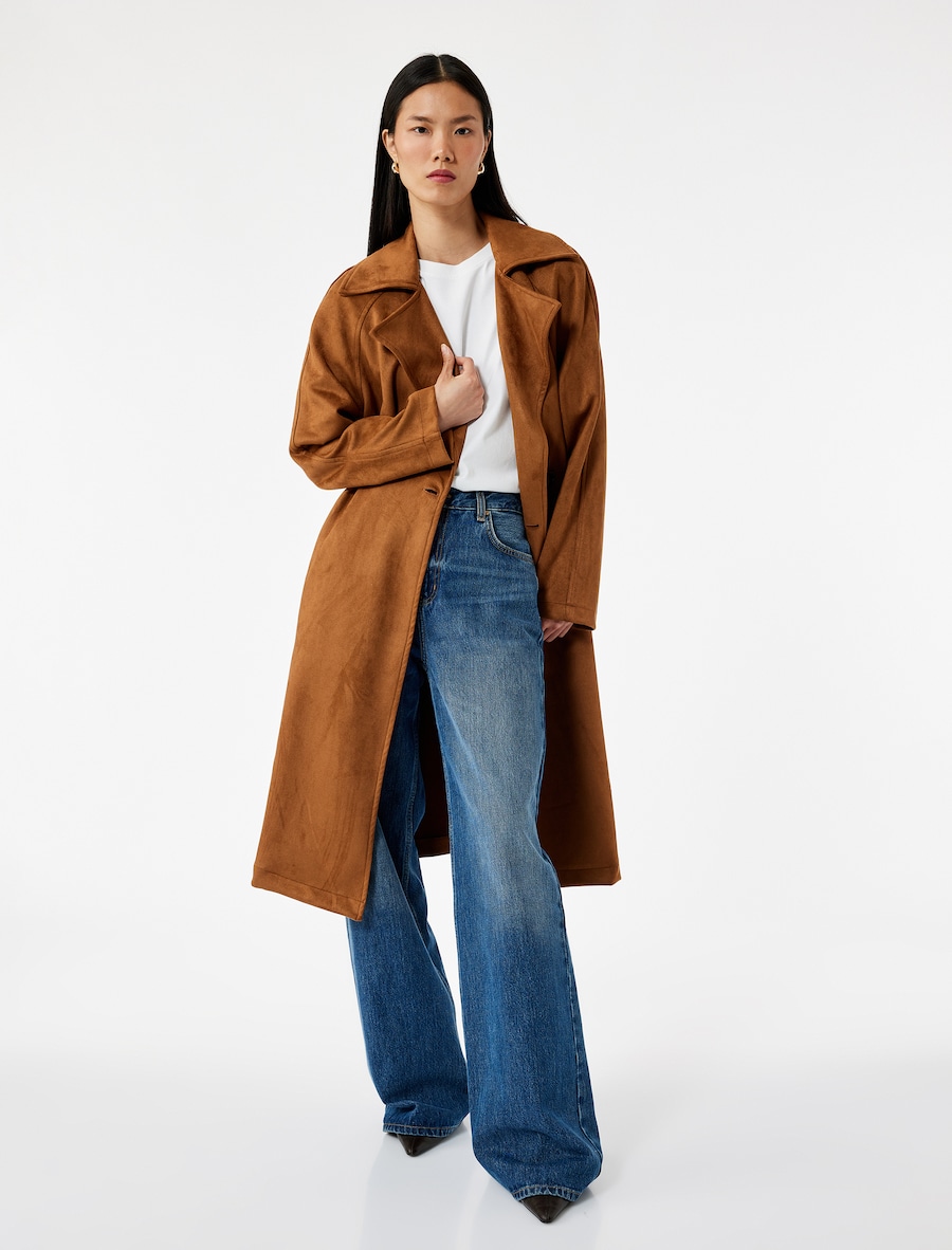 Пальто межсезонное Koton, коричневый
Пальто межсезонное Koton, коричневый