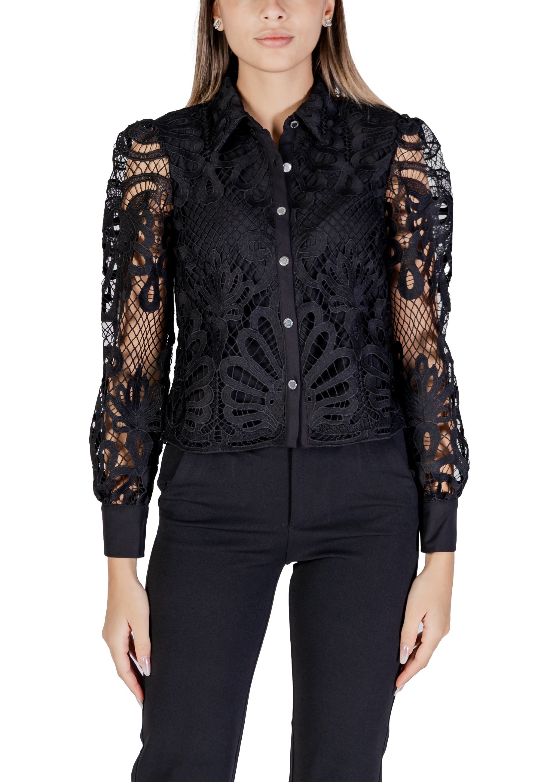 Рубашка Morgan Lane ажурная, черный
Рубашка Morgan Lane ажурная, черный