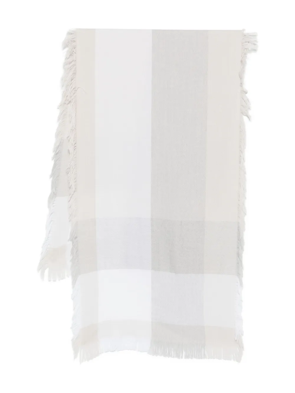 Клетчатый шарф с бахромой Le Tricot Perugia, нейтральный
Клетчатый шарф с бахромой Le Tricot Perugia, нейтральный