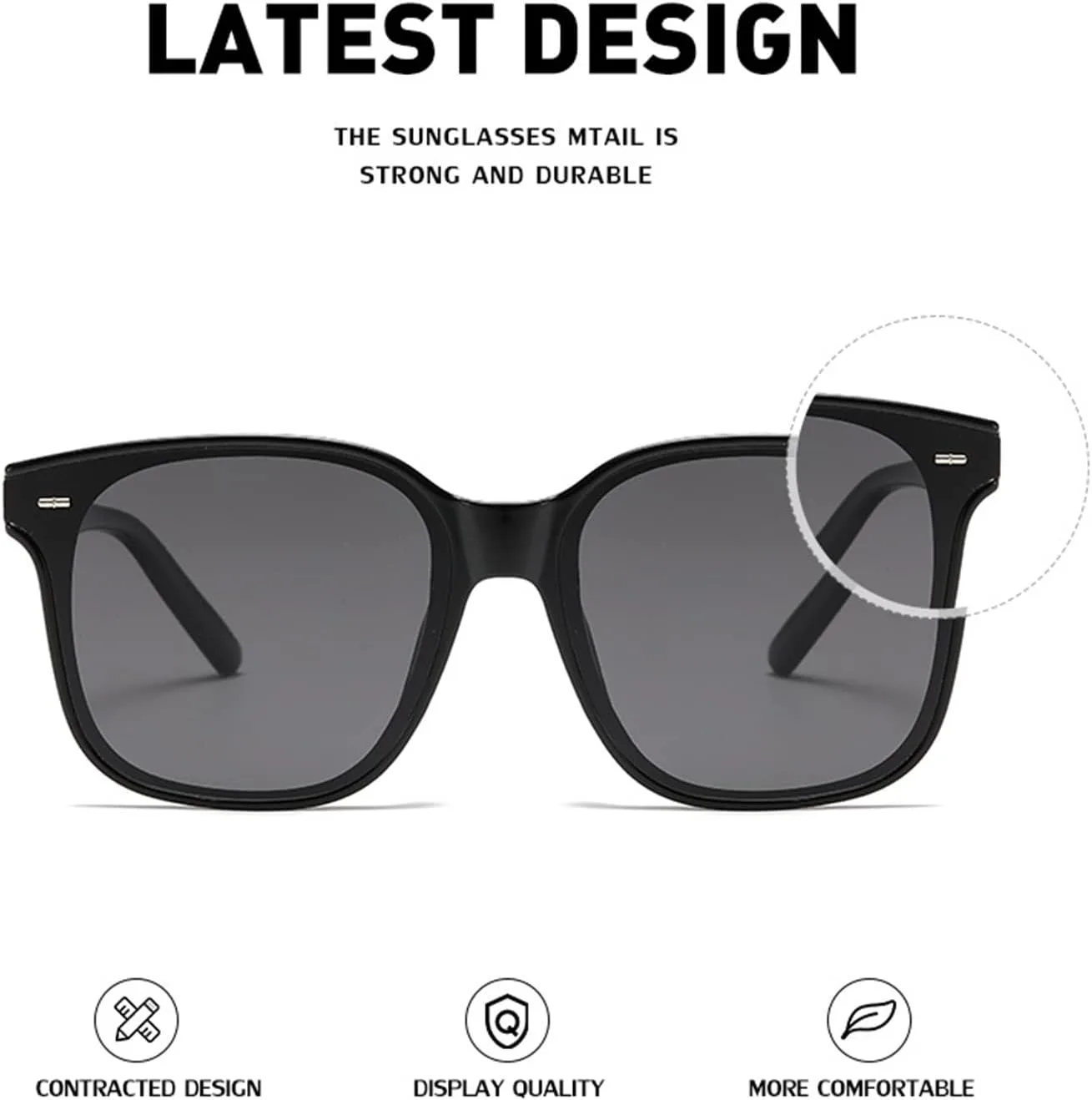 Модные поляризованные солнцезащитные очки для мужчин и женщин, для использования на открытом воздухе, на пляже и за рулем (Цвет: B, Размер: Средний) MTZJH, B
Модные поляризованные солнцезащитные очки для мужчин и женщин, для использования на открытом воздухе, на пляже и за рулем (Цвет: B, Размер: Средний) MTZJH, B