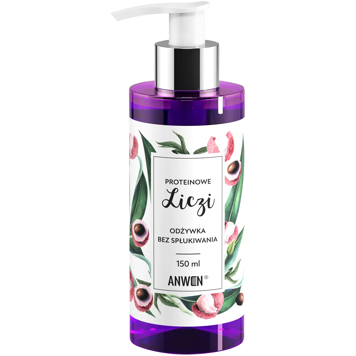 Anwen Proteinowe Liczi кондиционер для волос средней пористости, 150 мл
Anwen Proteinowe Liczi кондиционер для волос средней пористости, 150 мл