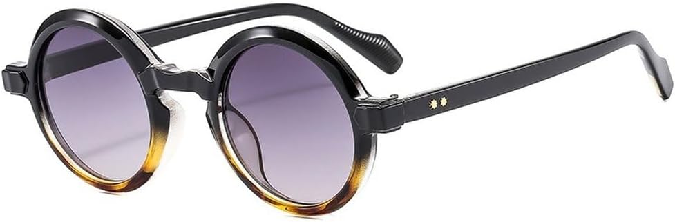 Ретро круглые панк-солнцезащитные очки для женщин, модные двухцветные градиентные очки с защитой от УФ-излучения UV400, мужские солнцезащитные очки с заклепками SKFGNX, Black Leopard Grey
Ретро круглые панк-солнцезащитные очки для женщин, модные двухцветные градиентные очки с защитой от УФ-излучения UV400, мужские солнцезащитные очки с заклепками SKFGNX, Black Leopard Grey