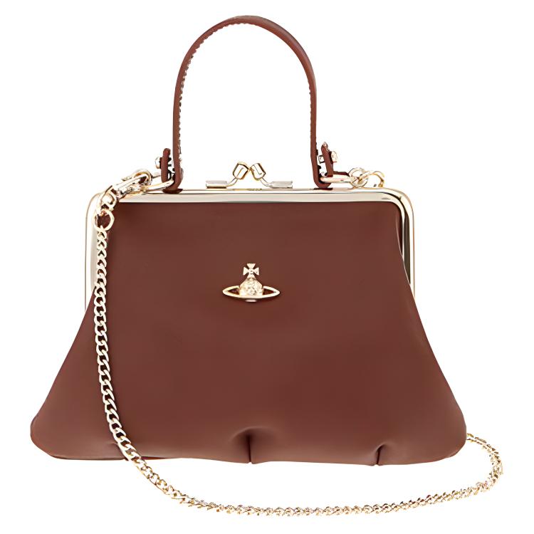 Vivienne Westwood Кожаная сумка пельмень Сумка кроссбоди Сумка через плечо Женская коричневая сумка
Vivienne Westwood Кожаная сумка пельмень Сумка кроссбоди Сумка через плечо Женская коричневая сумка