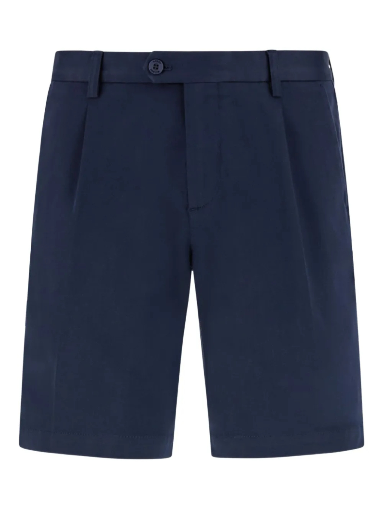 Шорты-бермуды из эластичного хлопка и тенселя Boggi Milano, синий 
Шорты-бермуды из эластичного хлопка и тенселя Boggi Milano, синий