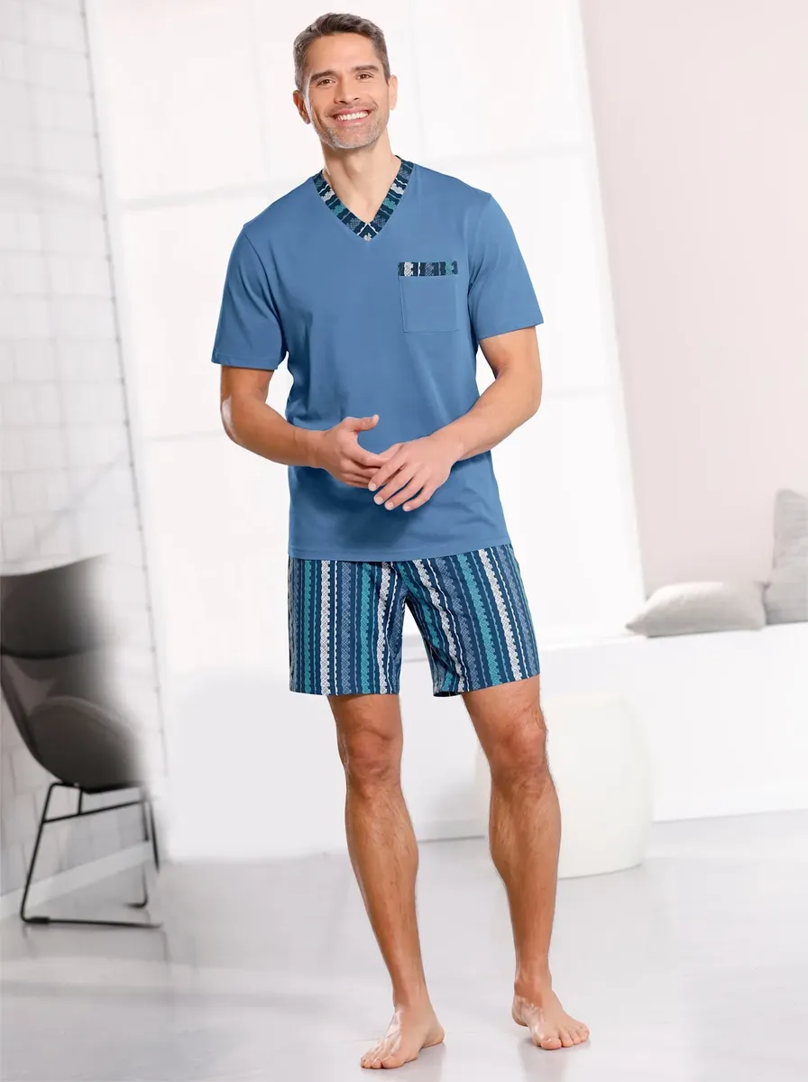 Пижама, цвет Mittelblau-Gestreift
Пижама, цвет Mittelblau-Gestreift