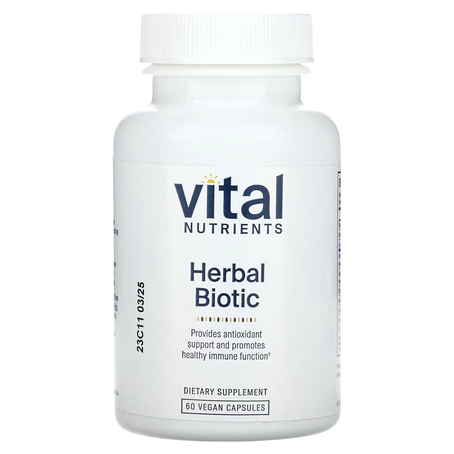 Добавка Vital Nutrients Herbal Biotic, 60 капсул
Добавка Vital Nutrients Herbal Biotic, 60 капсул