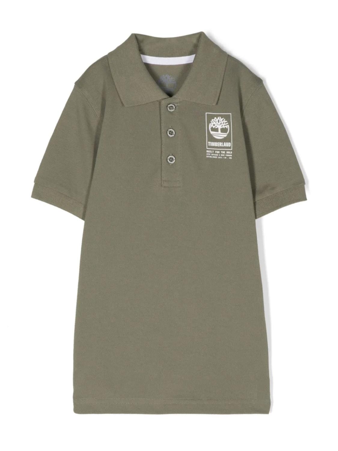 Рубашка поло с логотипом Timberland Kids, зеленый
Рубашка поло с логотипом Timberland Kids, зеленый
