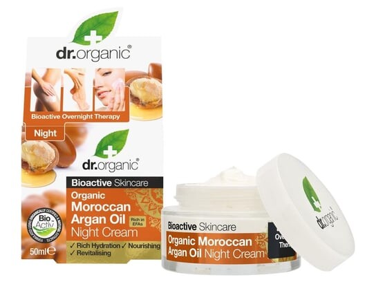 Ночной крем с аргановым маслом, 50 мл Dr.Organic
Ночной крем с аргановым маслом, 50 мл Dr.Organic