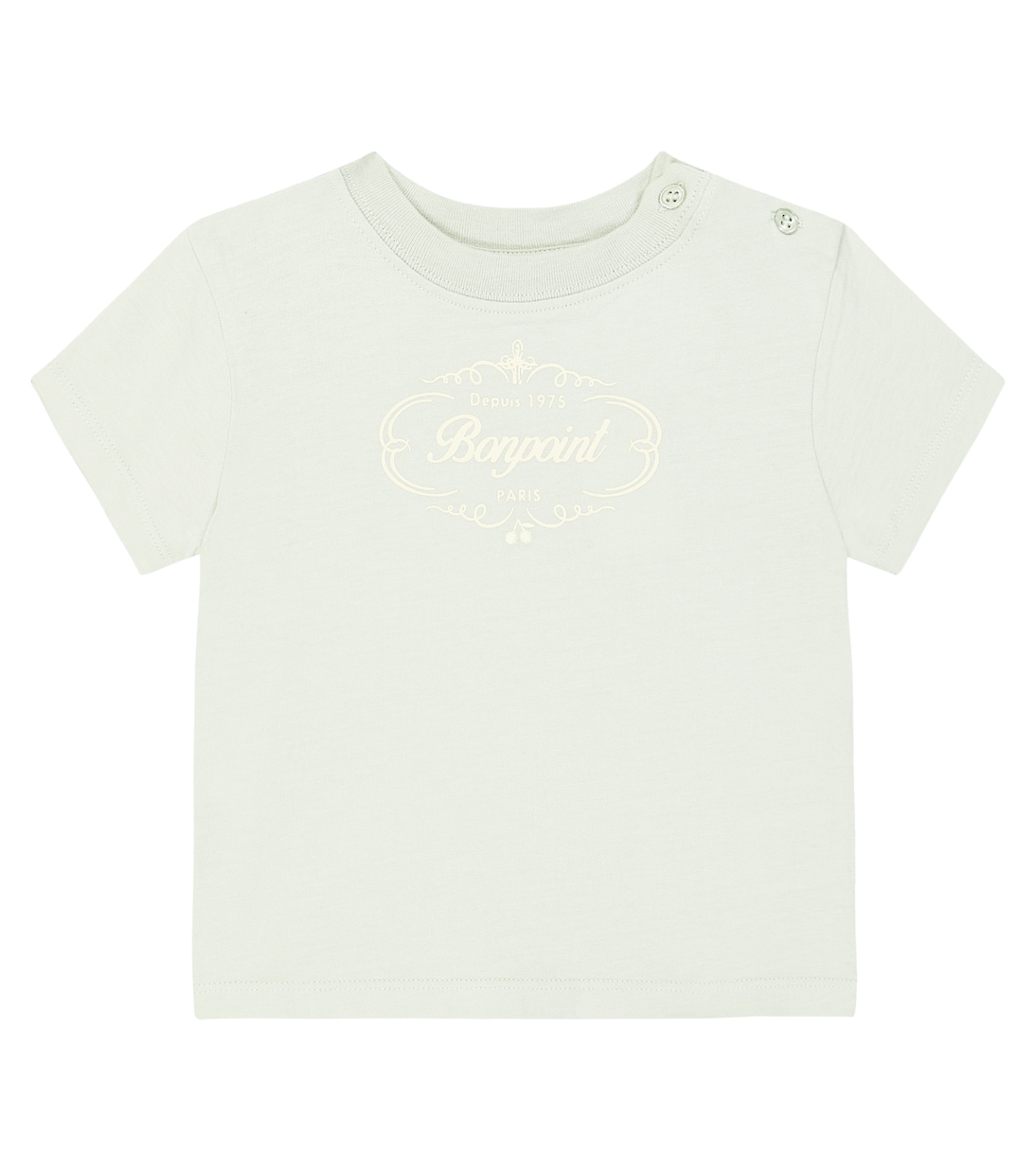 Футболка из хлопка в полоску Baby Cai Bonpoint, Lagoon
Футболка из хлопка в полоску Baby Cai Bonpoint, Lagoon