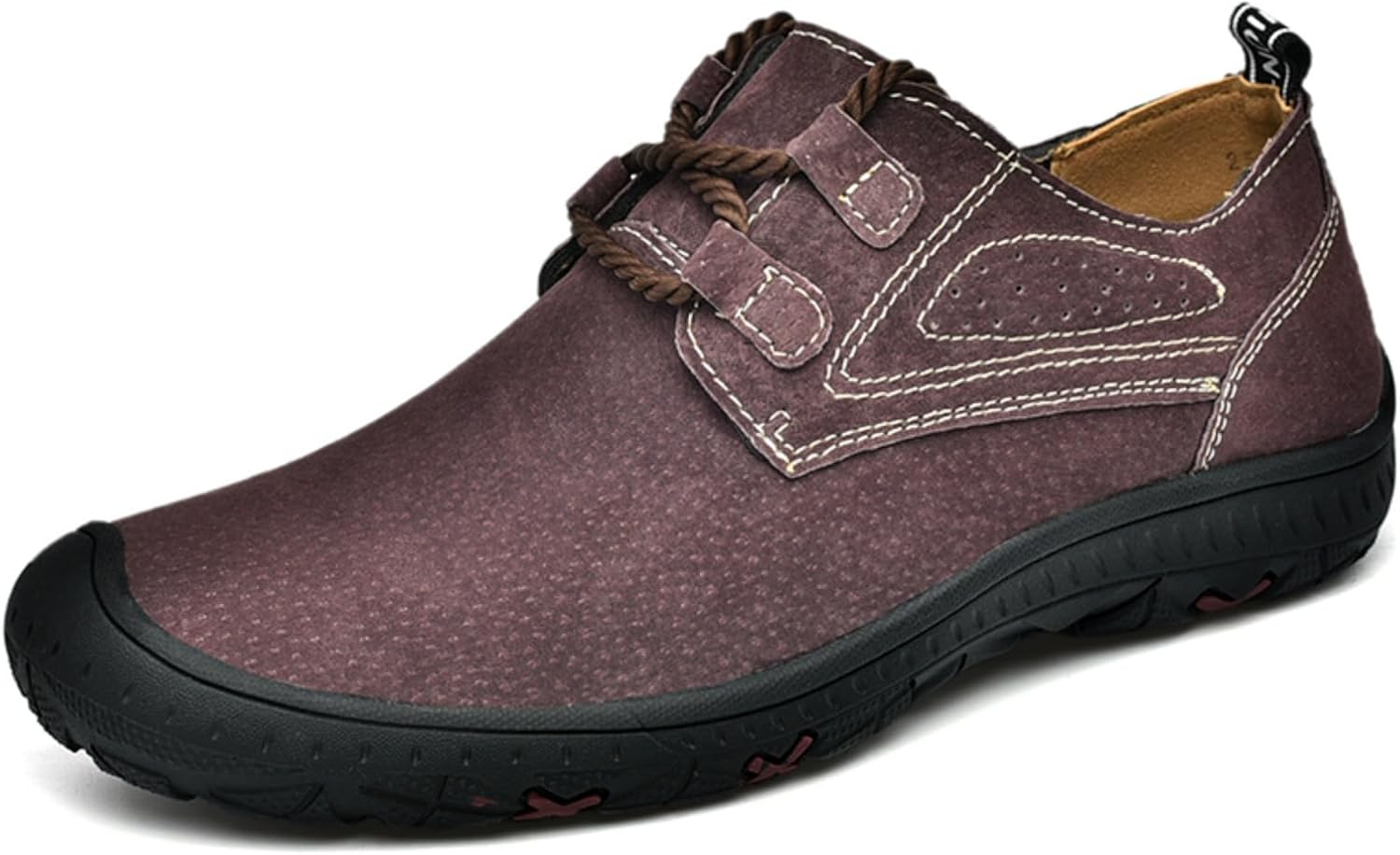 Мужские повседневные кроссовки для активного отдыха на природе, верх из замши с усиленным носком, противоскользящая резиновая подошва для треккинга/походов/вождения, вентилируемая конструкция со шнуровкой Lshwcift, красный
Мужские повседневные кроссовки для активного отдыха на природе, верх из замши с усиленным носком, противоскользящая резиновая подошва для треккинга/походов/вождения, вентилируемая конструкция со шнуровкой Lshwcift, красный