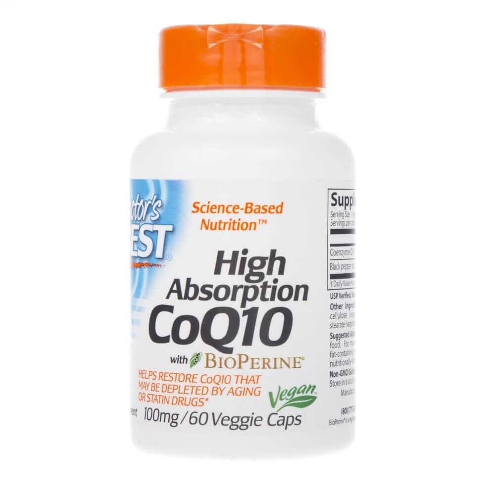 Коэнзим Q10 DOCTOR'S BEST, 100 мг, Биологически активная добавка, 60 капсул
Коэнзим Q10 DOCTOR'S BEST, 100 мг, Биологически активная добавка, 60 капсул