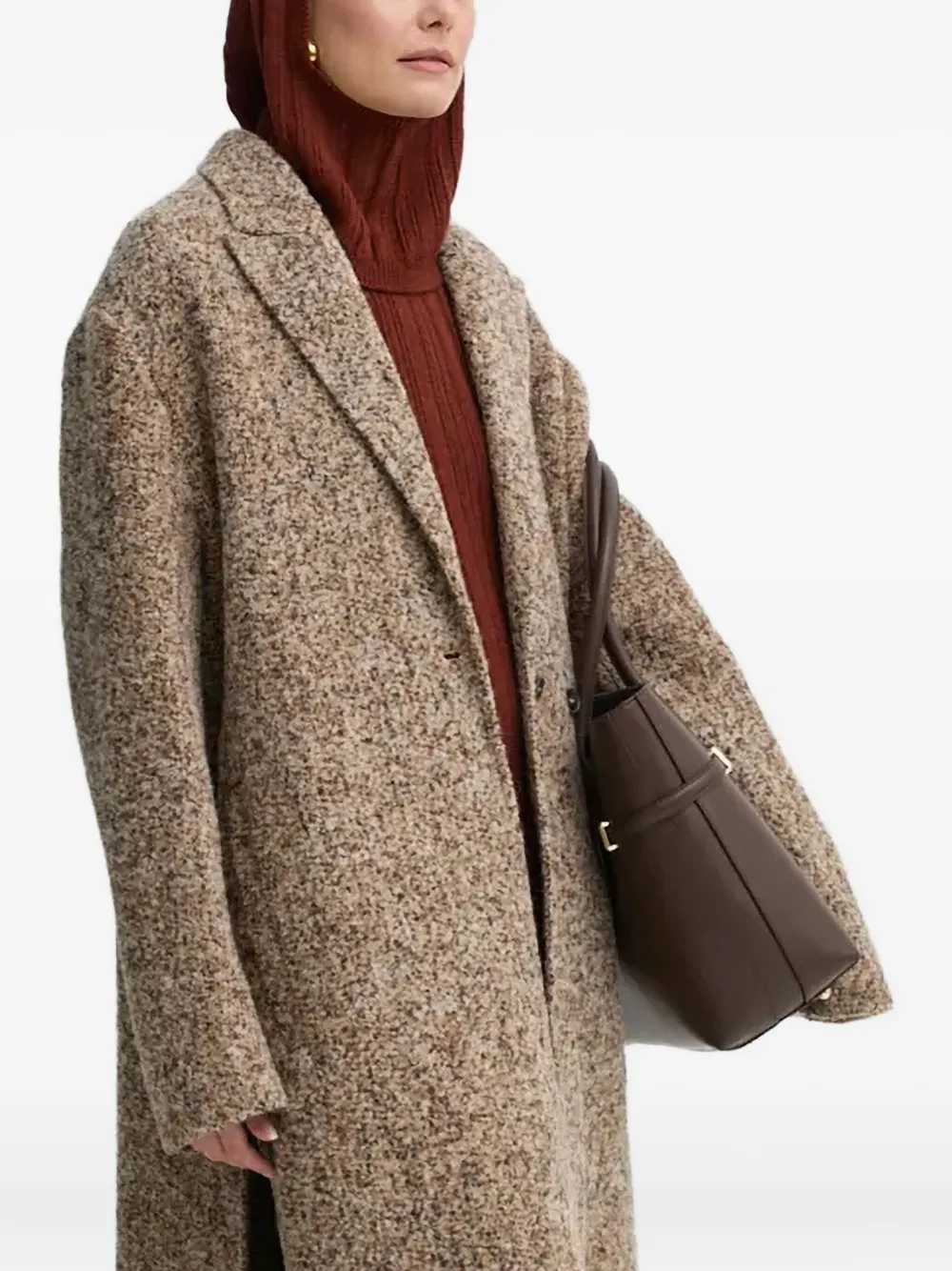 Пальто в крапинку двубортное AERON, нейтральный
Пальто в крапинку двубортное AERON, нейтральный