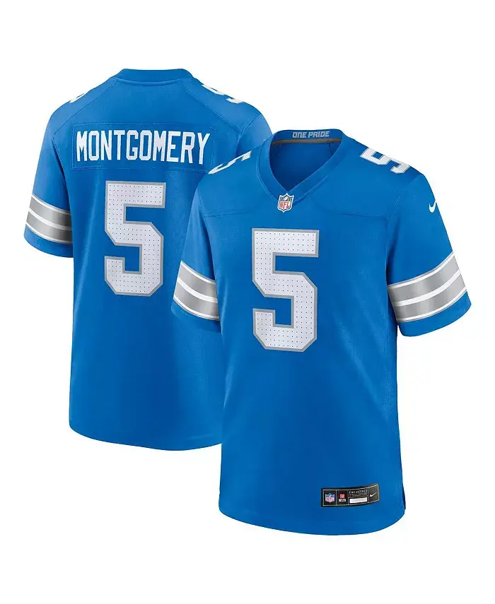 Мужская игровая футболка David Montgomery Detroit Lions Nike, синий
Мужская игровая футболка David Montgomery Detroit Lions Nike, синий