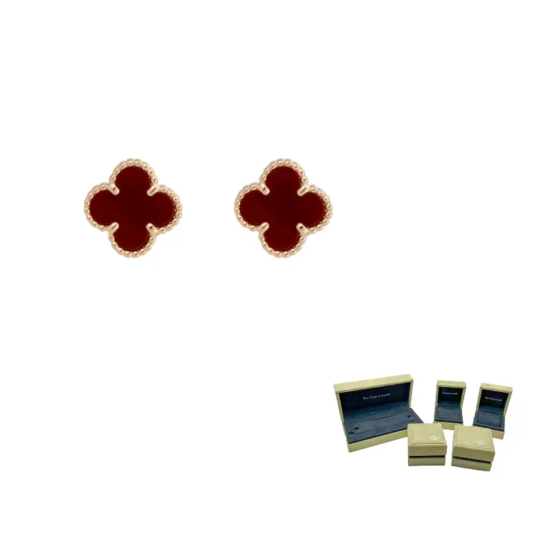 Van Cleef & Arpels Серьги-гвоздики из розового золота 585 пробы для женщин, красные
Van Cleef & Arpels Серьги-гвоздики из розового золота 585 пробы для женщин, красные